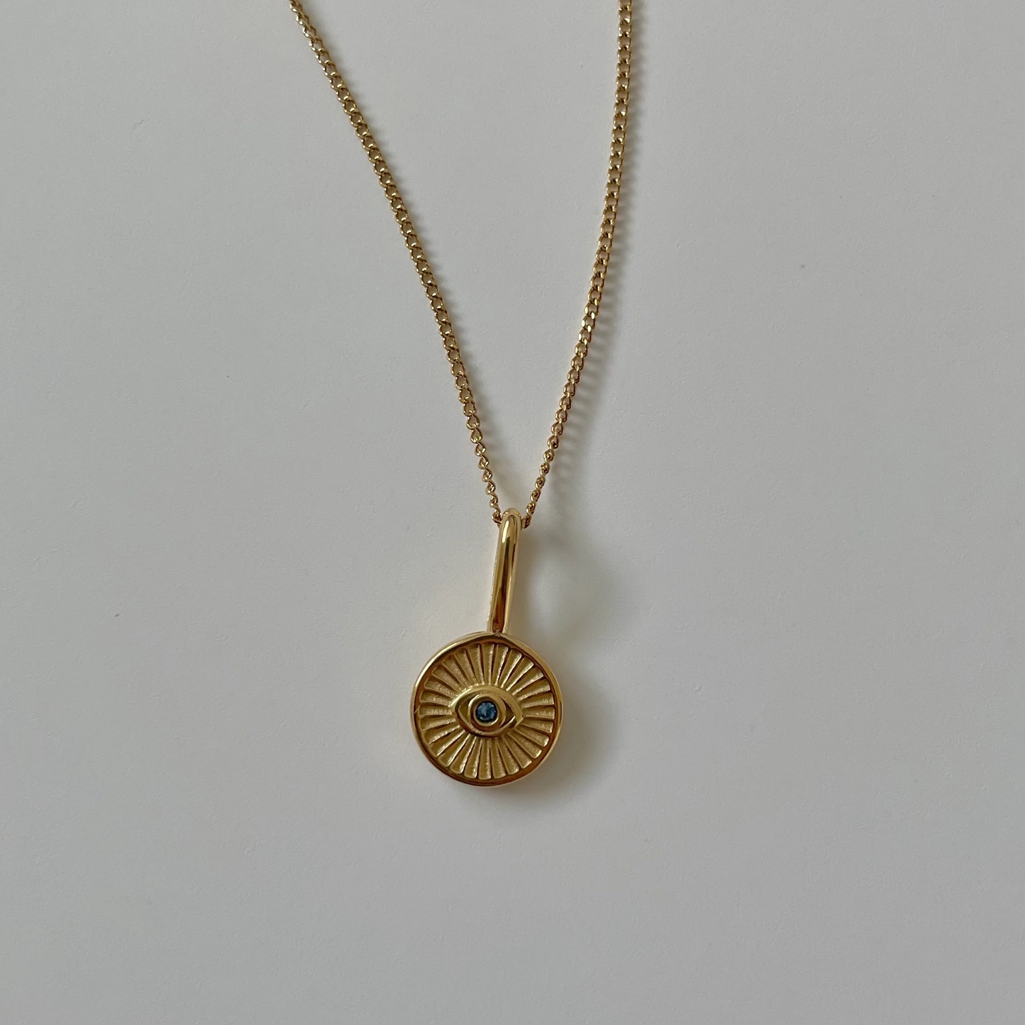 Evil Eye Necklace in Gold