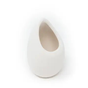 Small ivory ceramic vase