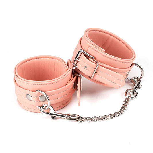 Pink Organosilicon Wrist Cuffs